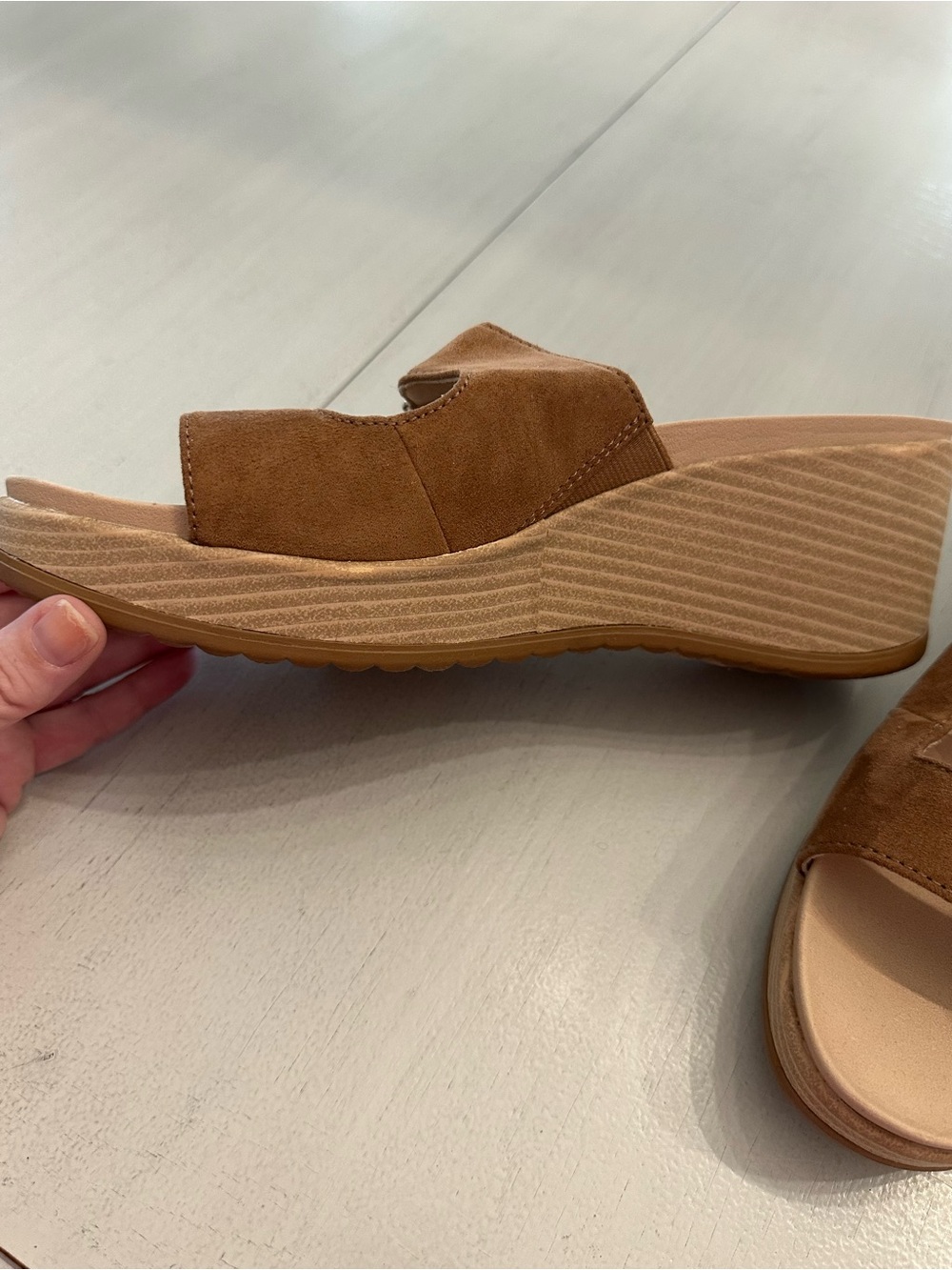 Dr. Scholl's Cali Breeze Wedge Sandal Size 9M Like New - Picture 6 of 11